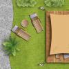 TOTAL PREMIUM TENSO <br>  Beige  / 75% d'ombrage - 4 m x 5 m <br> FABRICATION EUROPÉENNE – Image 4