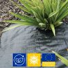 Toile hors sol - paillage <br> Noir 100 g/m² / 3.30 x 100 m <br> FABRICATION EUROPÉENNE – Image 4
